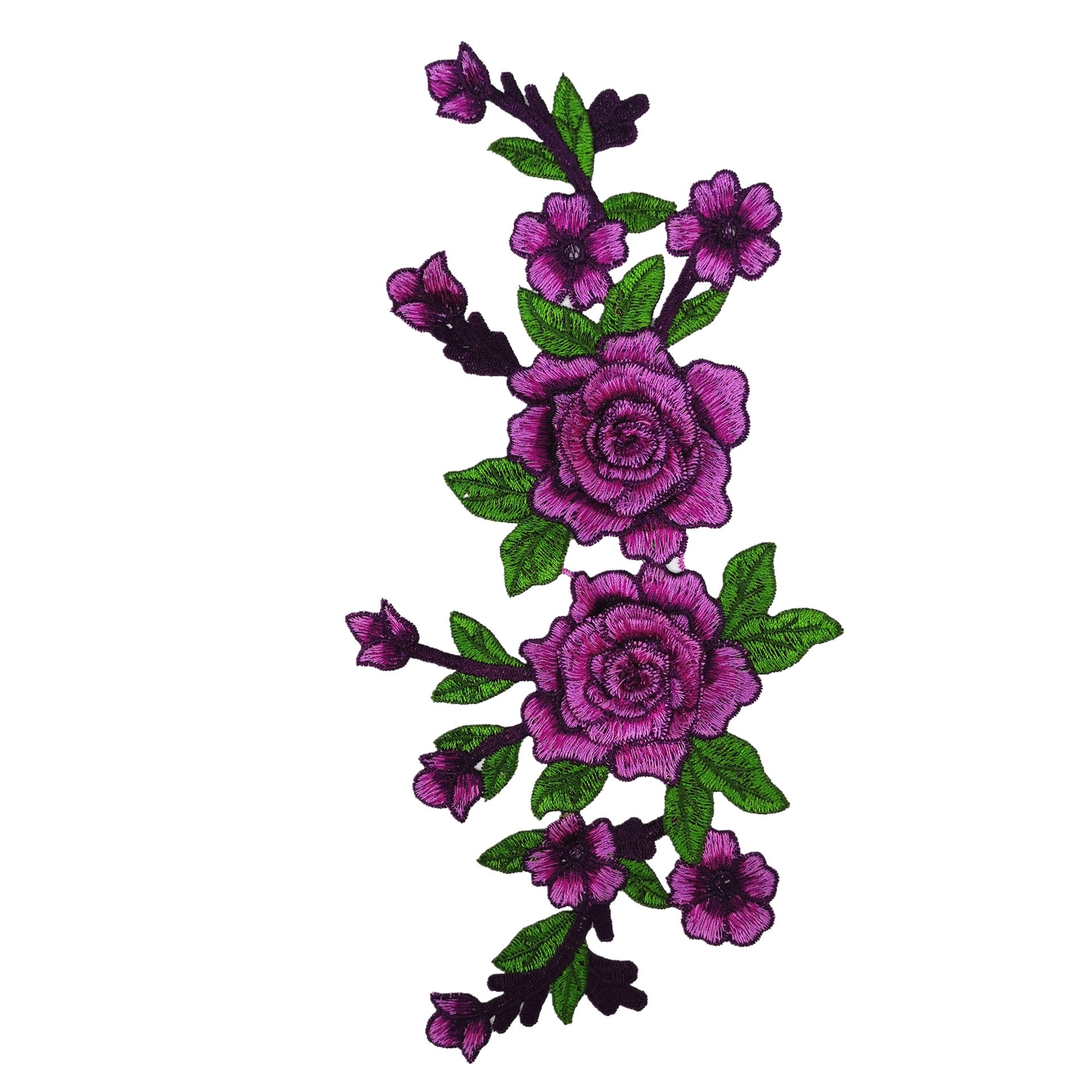 sew on 3D flower patches