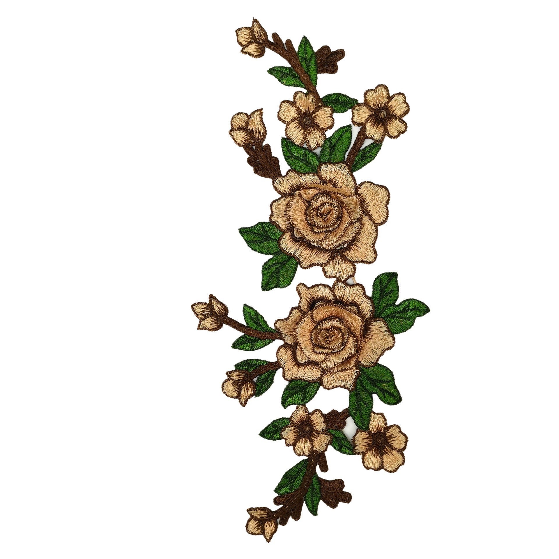 sew on 3D flower patches