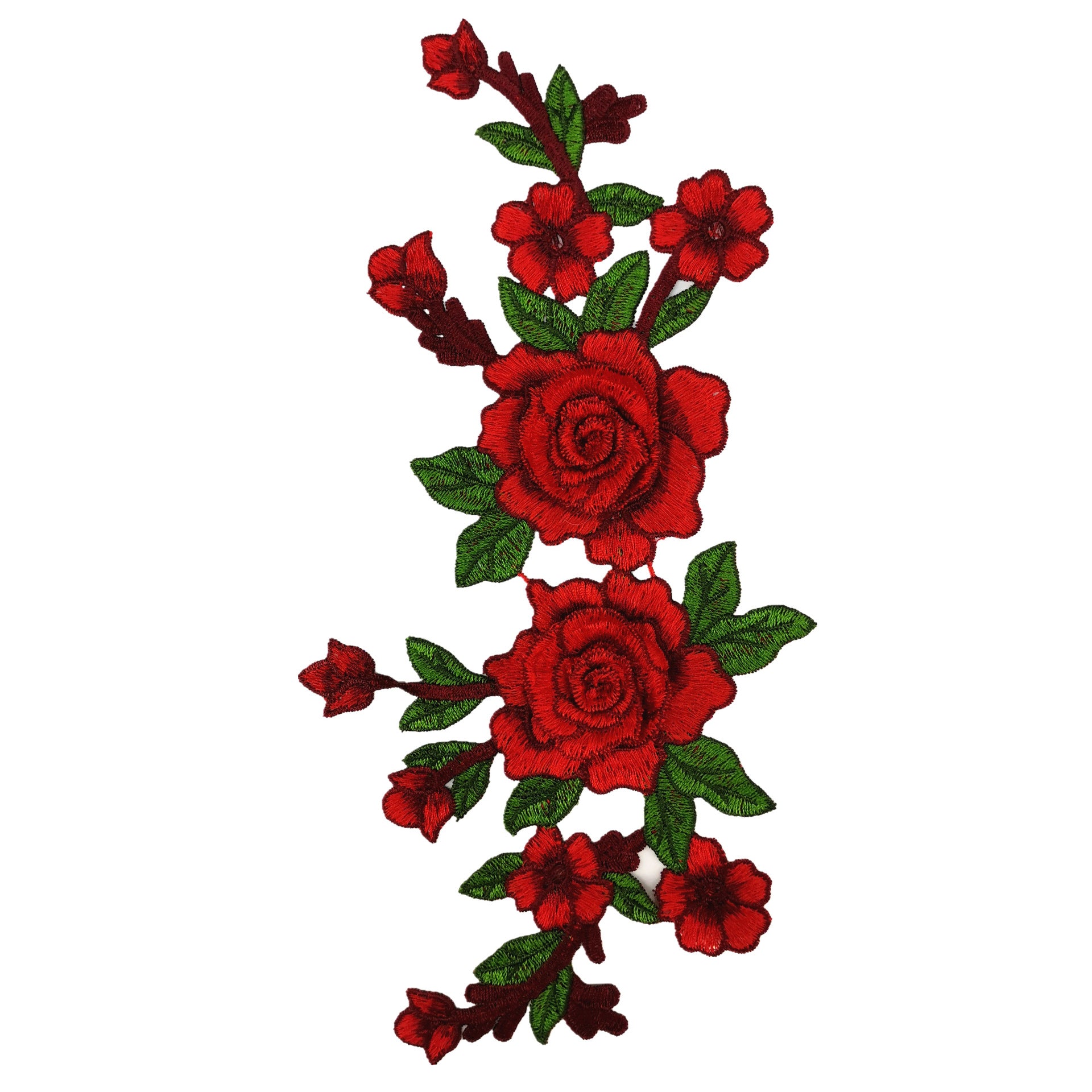 sew on 3D flower patches