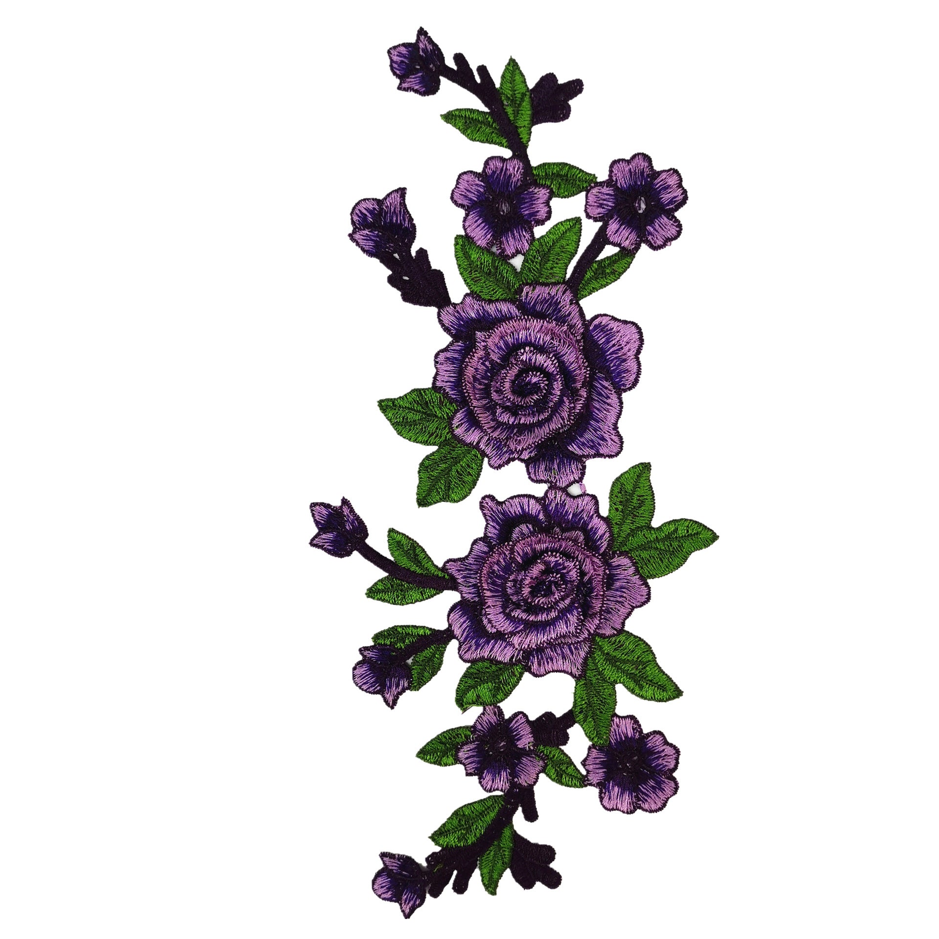 sew on 3D flower patches
