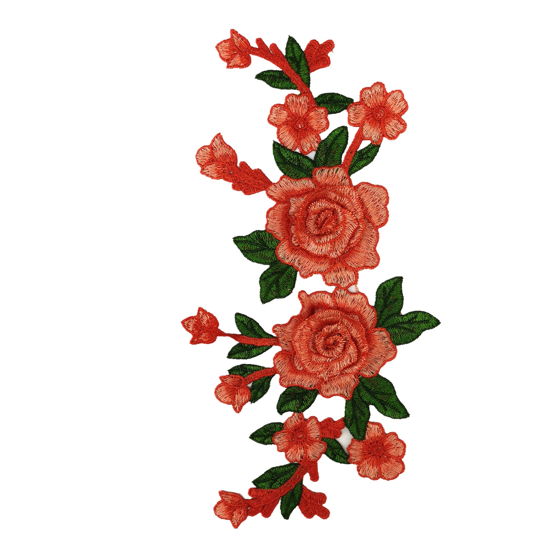 sew on 3D flower patches