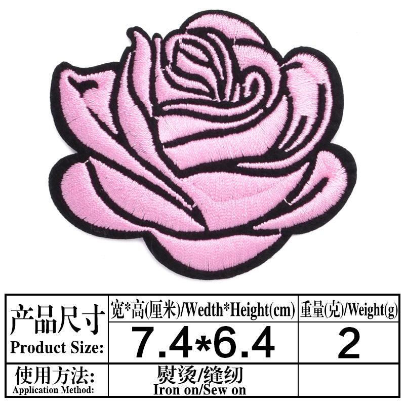 coloful rose patches