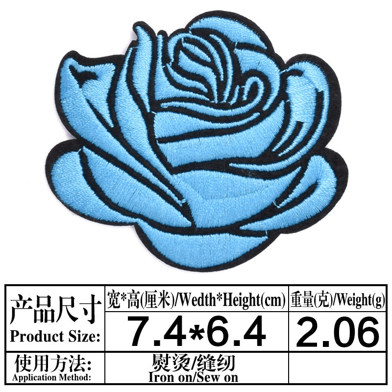 coloful rose patches