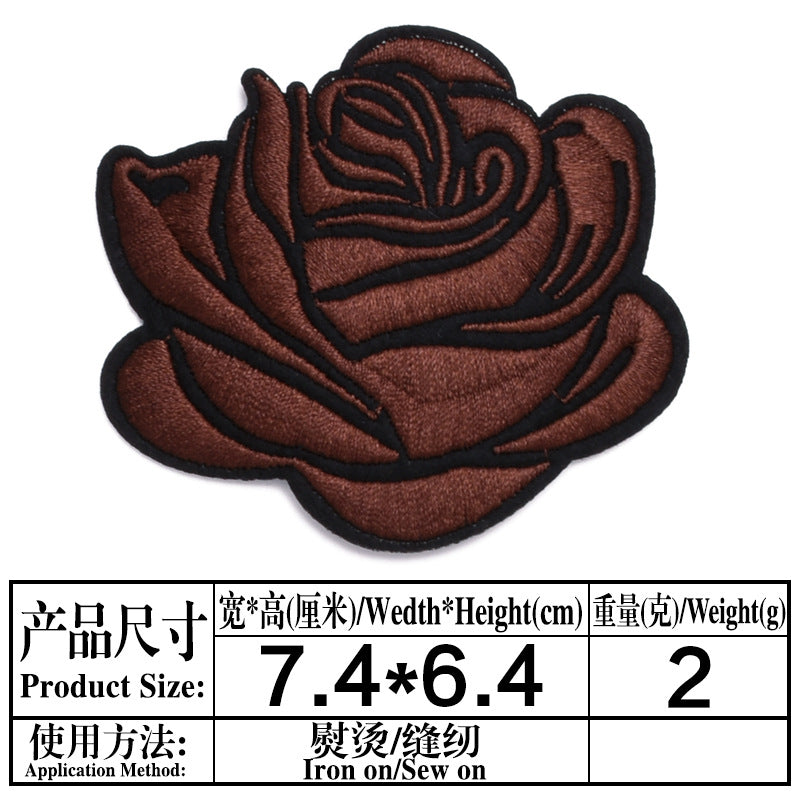 coloful rose patches