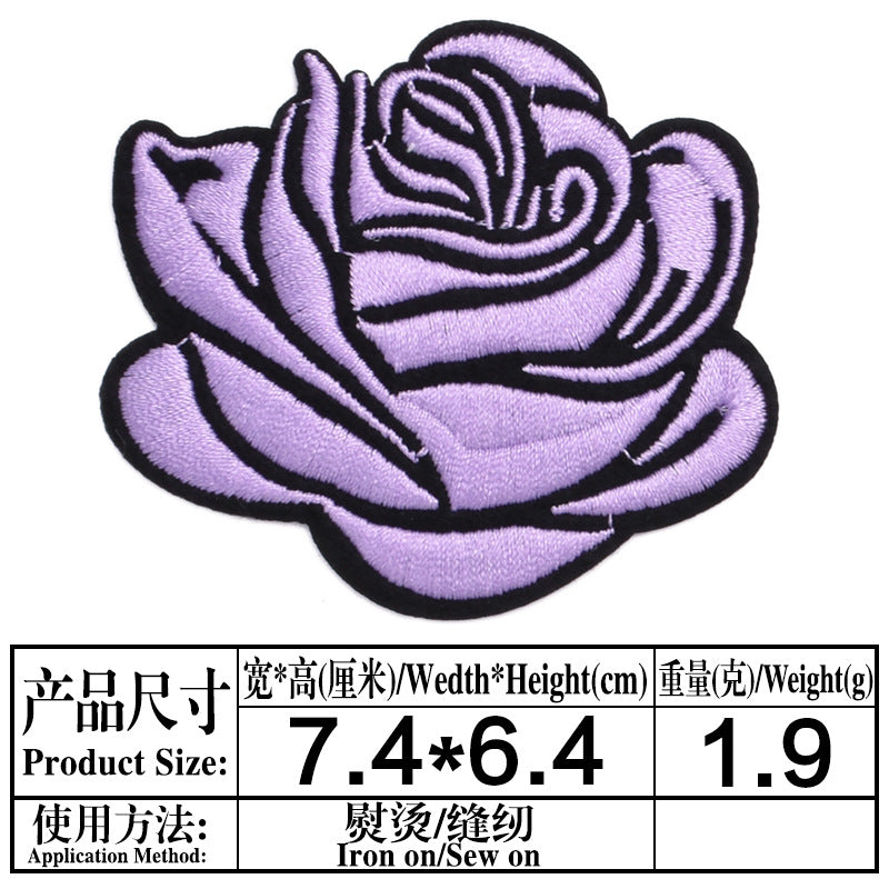 coloful rose patches
