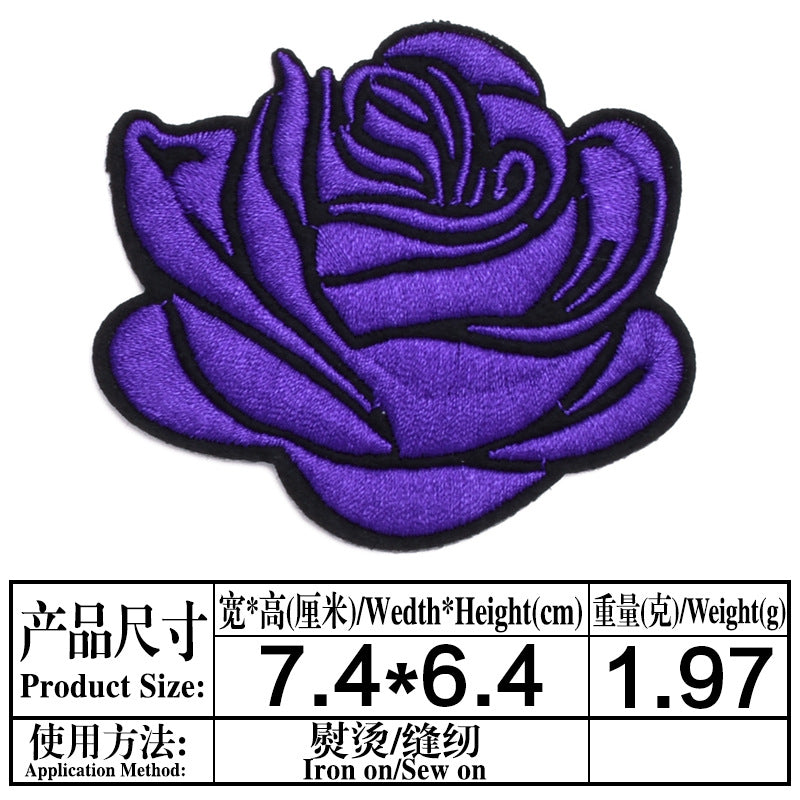 coloful rose patches
