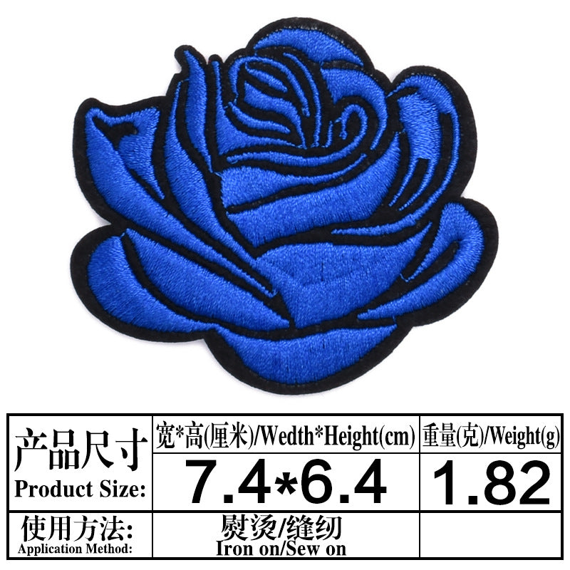 coloful rose patches