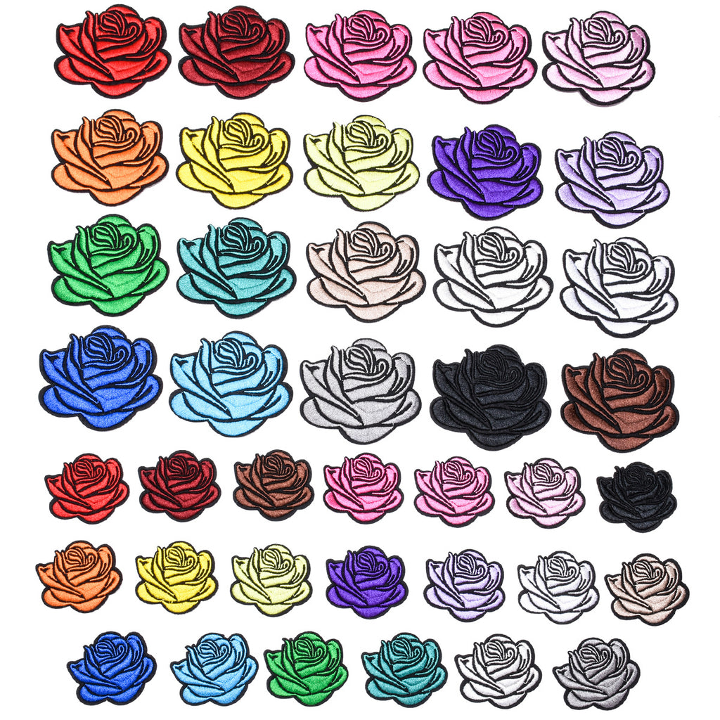 coloful rose patches