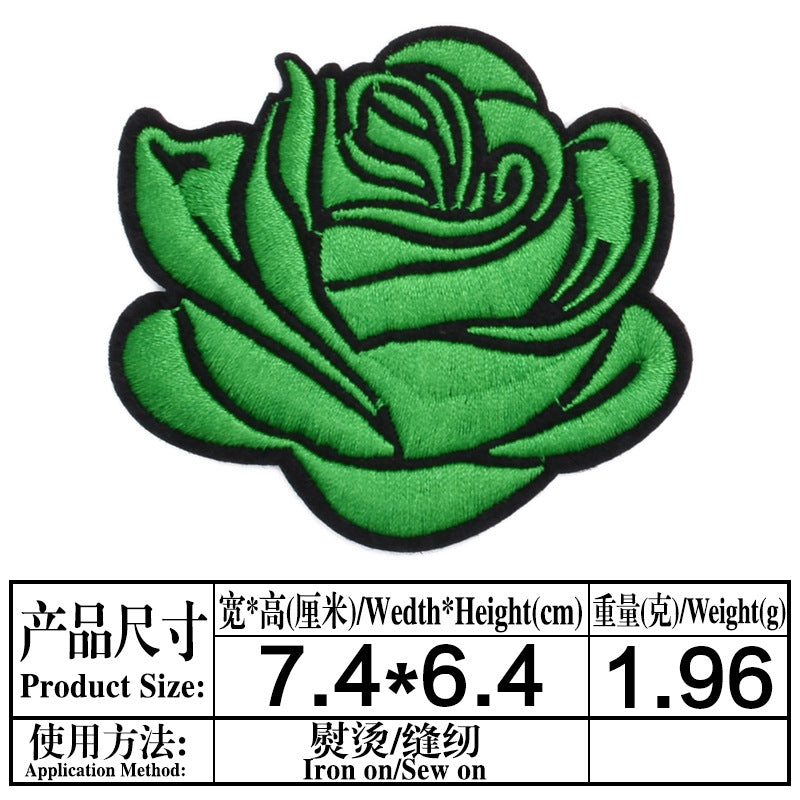 coloful rose patches