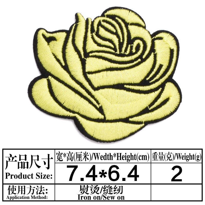 coloful rose patches