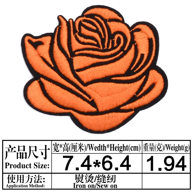 coloful rose patches