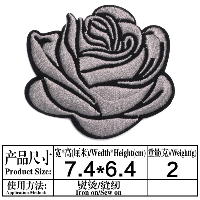 coloful rose patches
