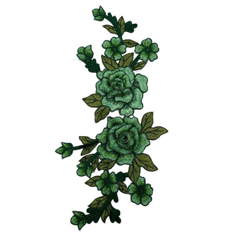 sew on 3D flower patches