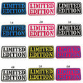 limited edittion patches set