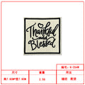 thankful and blessed patch