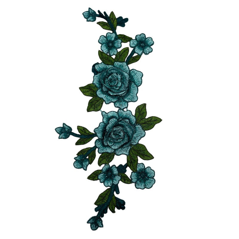 sew on 3D flower patches