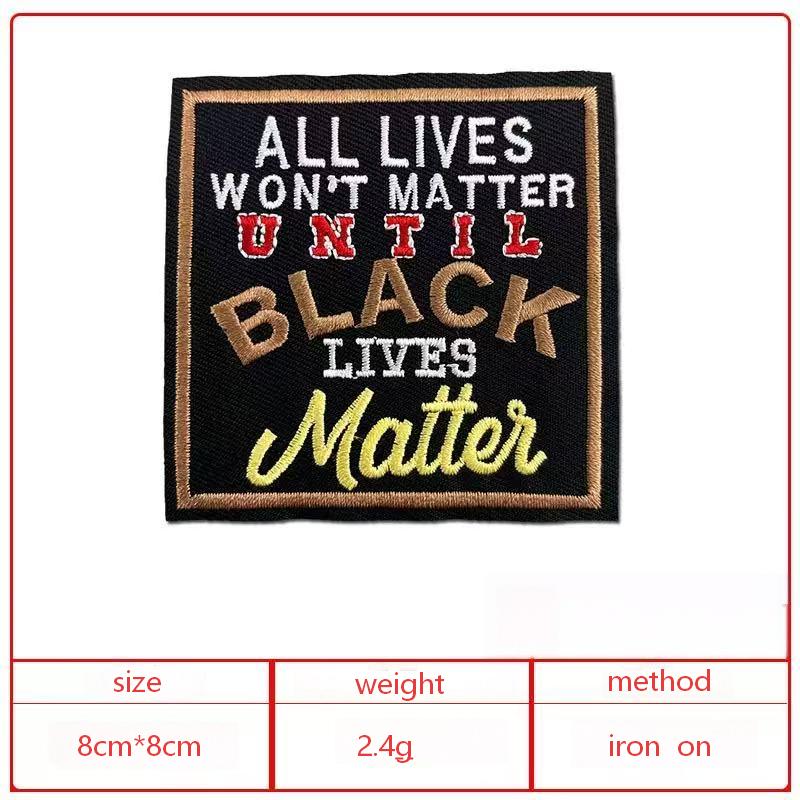 all lives wont matter until black lives matter patch